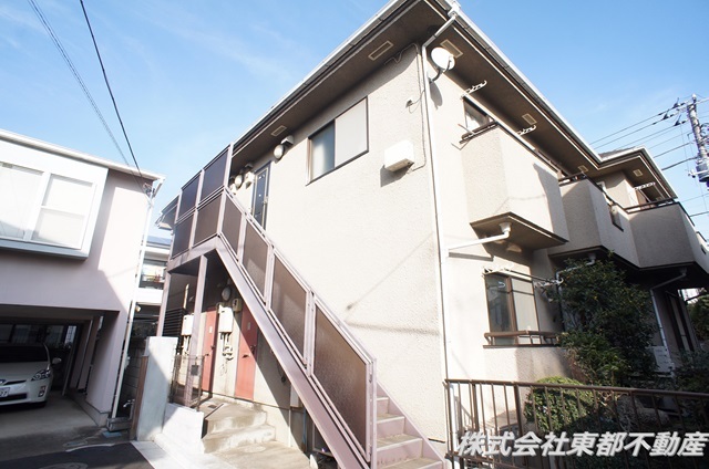 建物外観　日当たり良好、南西向きの物件です♪