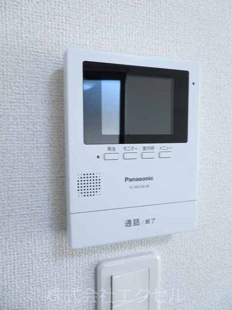 セキュリティ　来訪者の姿を確認できます。