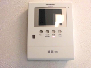 セキュリティ　モニター付きインターホンです