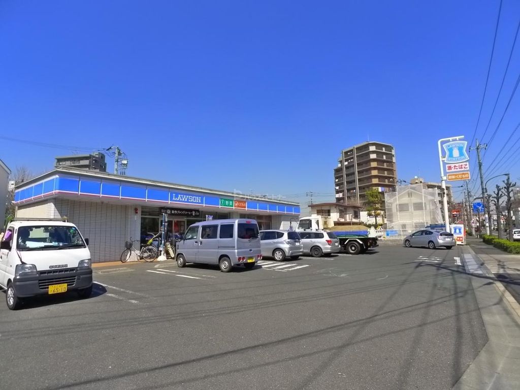 コンビニ　ローソン竹の塚二丁目店（コンビニ）まで410m