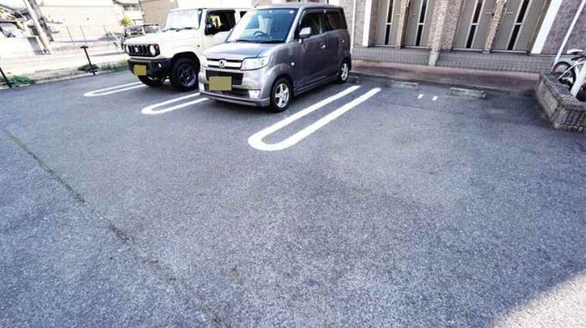駐車場　眺望