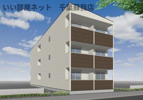 建物外観　先行申込受付中！完成が楽しみですね！