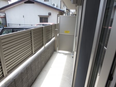 バルコニー　※同様間取りの別部屋です。