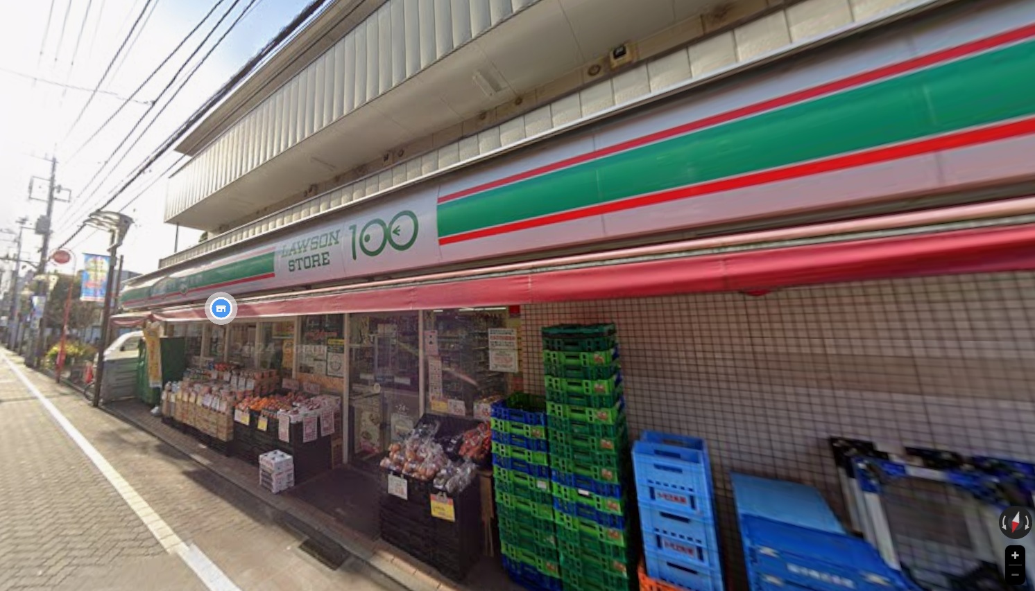 コンビニ　ローソンストア100吉祥寺本町三丁目店（コンビニ）まで216m