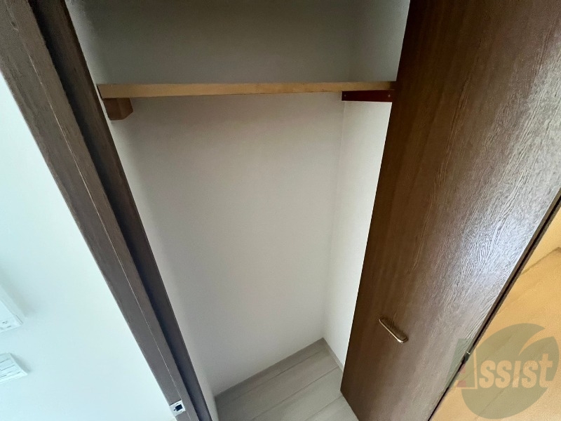 収納　クローゼット。荷物がたくさんあっても問題ないですね。