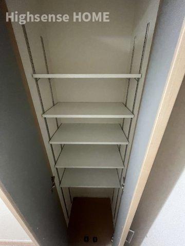 収納　たっぷりとした収納スペースです