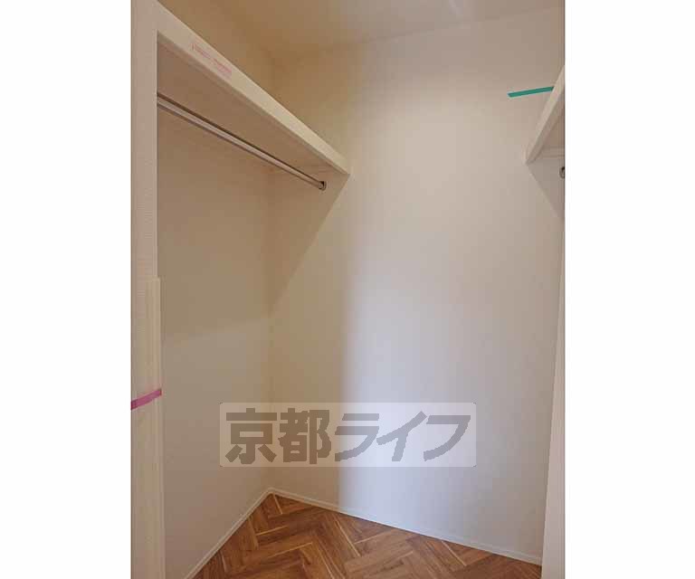 収納　ウォークインクローゼットです。