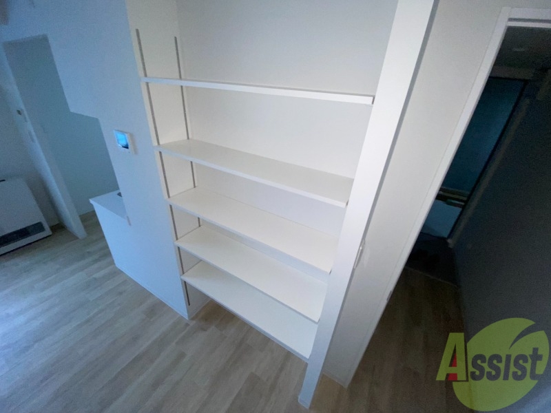 収納　収納もバッチリあるのでお部屋が片付きますよ！