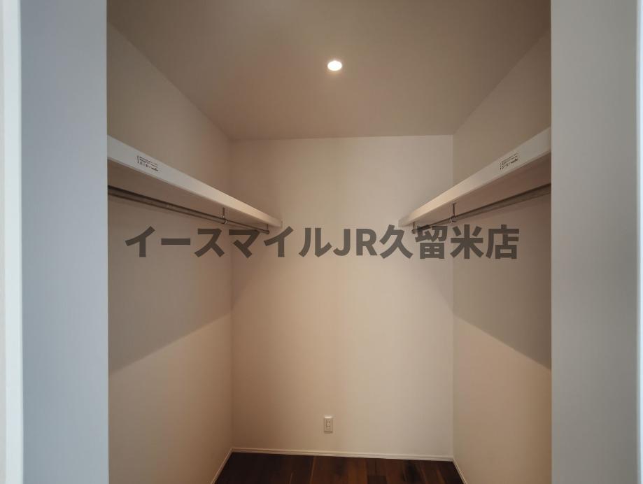 収納　たっぷりとした収納スペースです