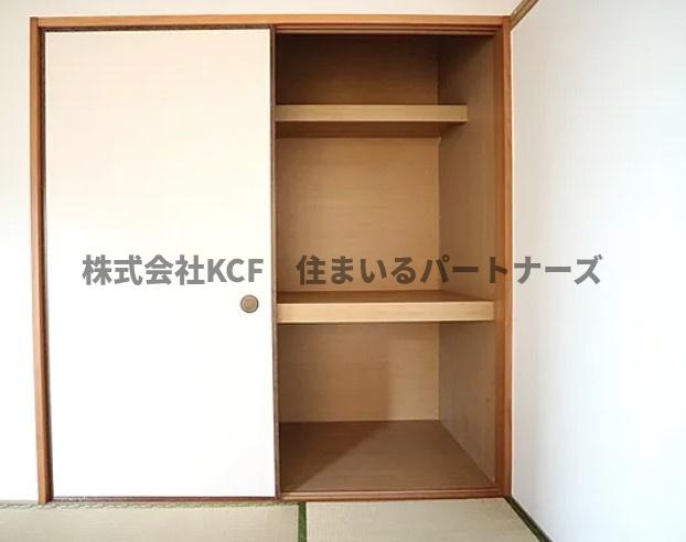 収納　たっぷりとした収納スペースです