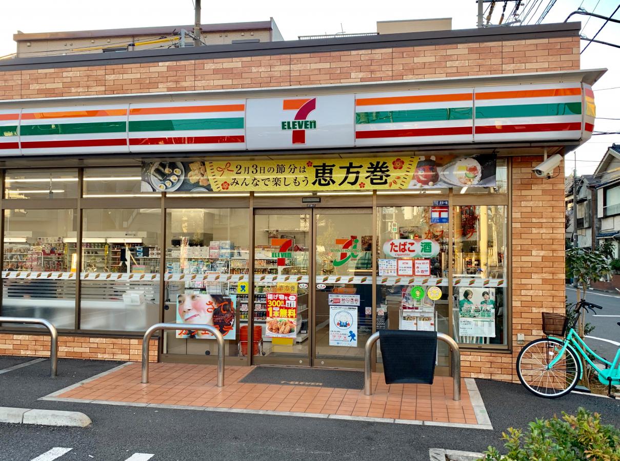 コンビニ　セブンイレブン墨田堤通1丁目店（コンビニ）まで154m