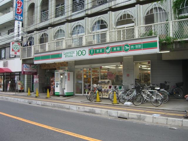 コンビニ　ローソンストア100 南八幡店（コンビニ）まで180m