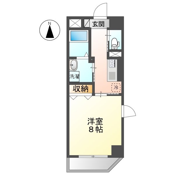 グラン ソート 柳町の間取り写真