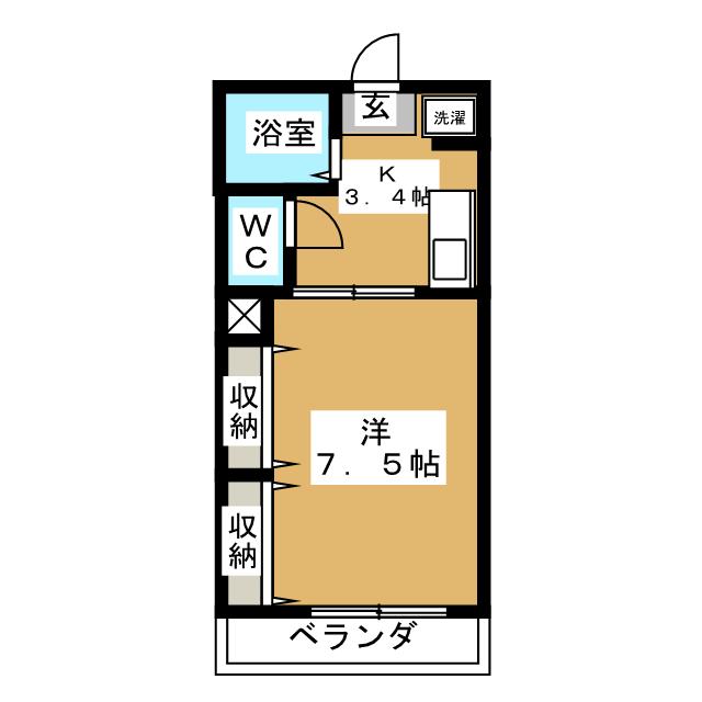 寺門レジデンスの間取り写真