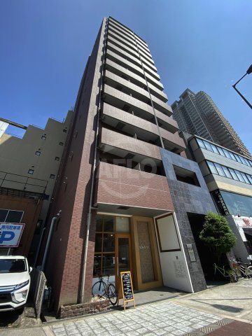 建物外観　アクアプレイス南堀江　開放的なロビー