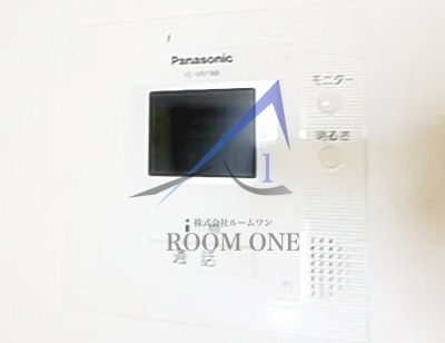 セキュリティ　モニター付きインターホンです。