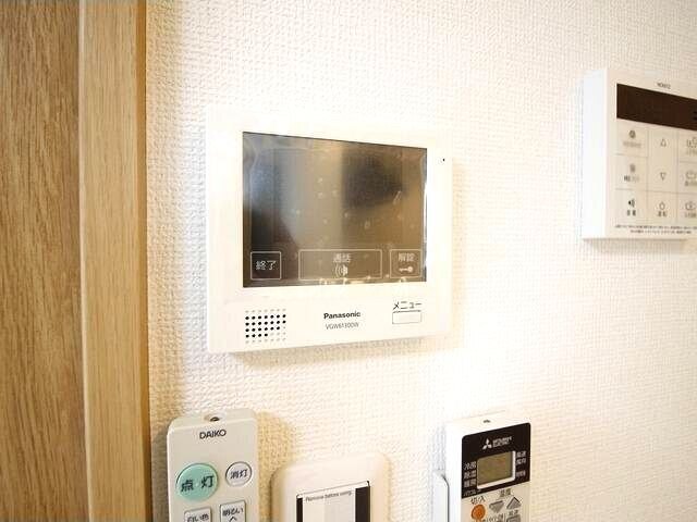 セキュリティ　モニター付きインターホンです