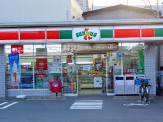 コンビニ　サンクス福島海老江店（コンビニ）まで554m