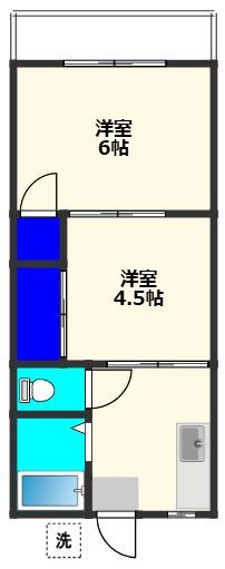 コーポエメラルドの間取り写真