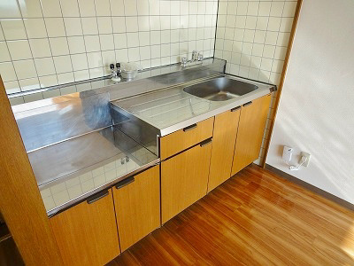 キッチン　コンロ設置可能です。