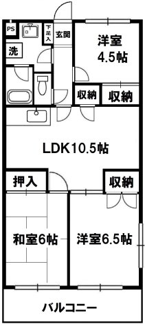 グランシャリオの間取り写真