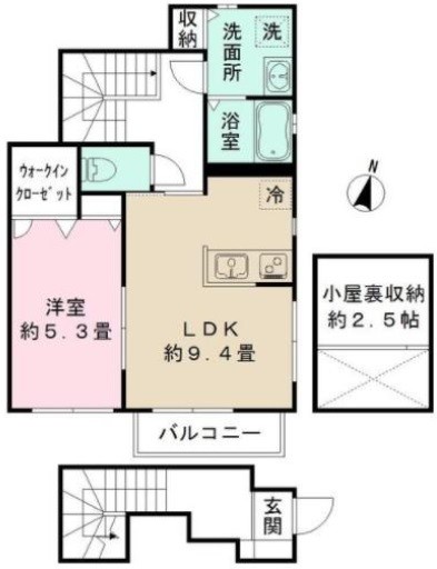 RIZ大京町の間取り写真
