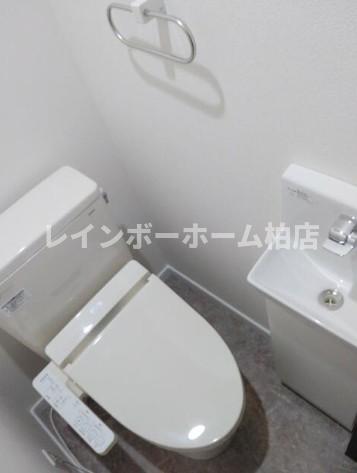 トイレ　清潔感のあるトイレです