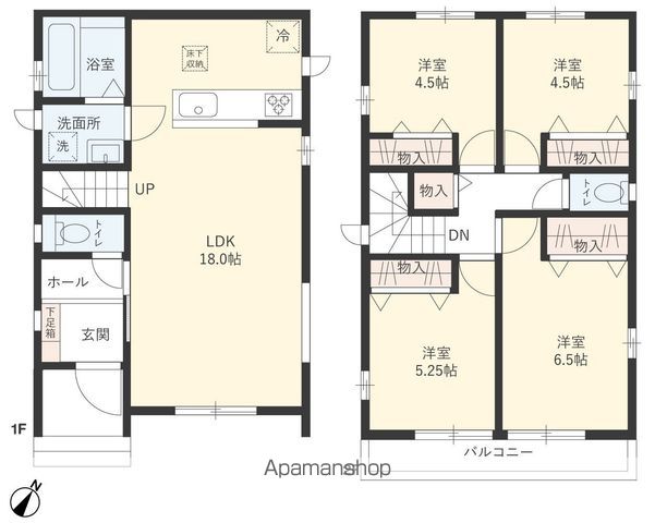 Sumai-to千葉市若葉区桜木北03の間取り写真