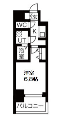 サムティ江戸堀ASUNTの間取り写真