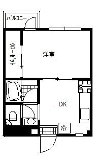 ハイツ宇田川の間取り写真