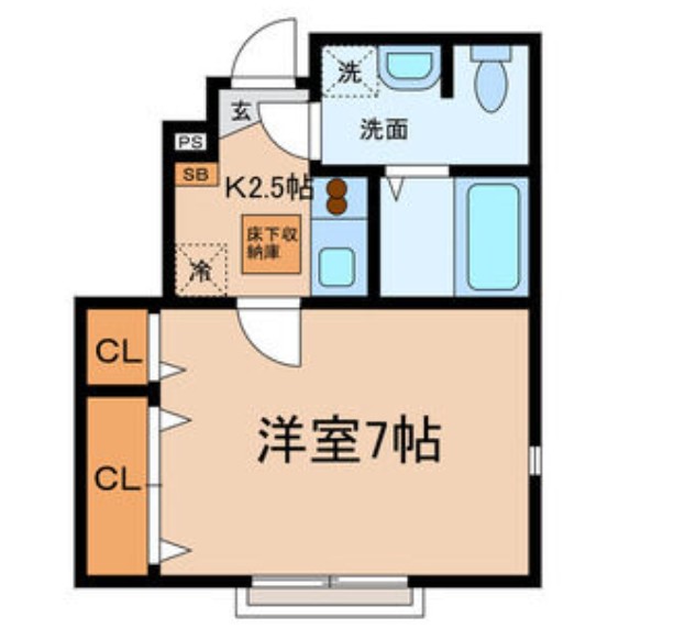 ノーススクエアの間取り写真
