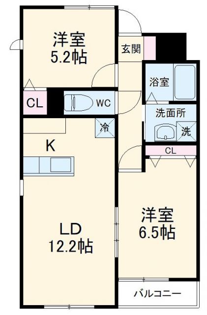 CASA ABITAREの間取り写真