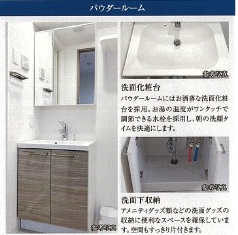 洗面設備　参考資料です
