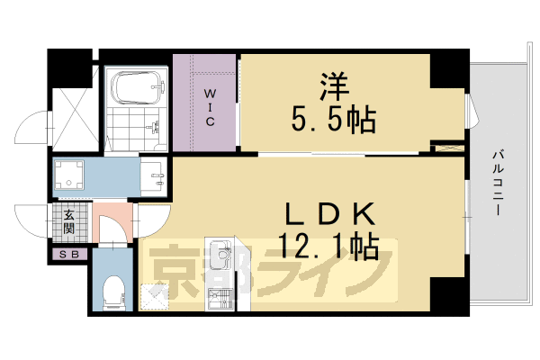 ファーストコート御池新町の間取り写真