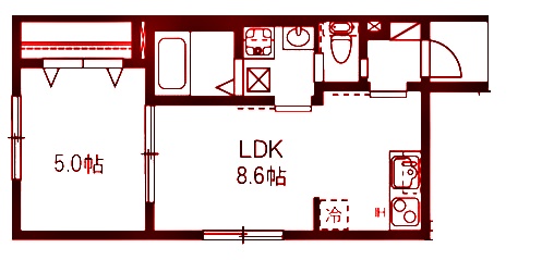 Serene Gate 希望ヶ丘の間取り写真