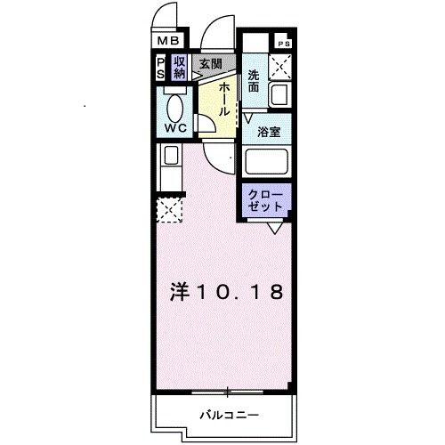 ＪＲ仙石線 中野栄駅 徒歩11分 3階建 築12年の間取り写真