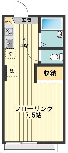 シングルTの間取り写真