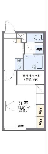 レオパレスベレン　IIの間取り