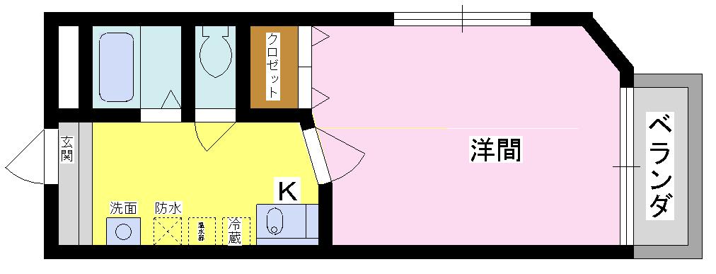 クレールキリヤマの間取り