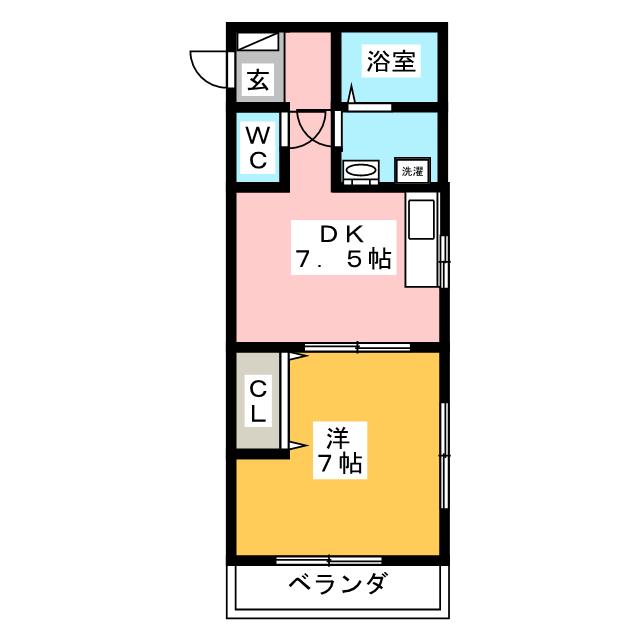 メゾンＭ＆Ｓの間取り