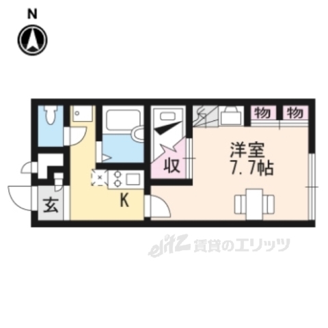 レオパレスＭｒ＆ＭｒｓＫの間取り