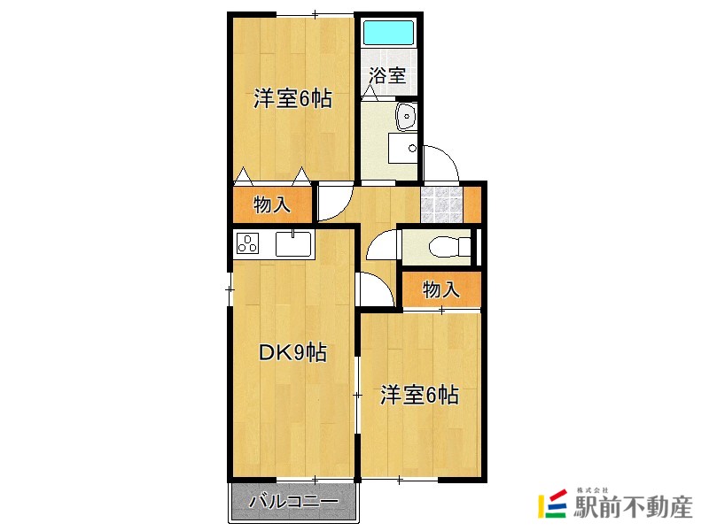 Ｋコンフォートイン　Ａ棟の間取り