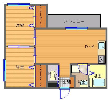 アミティ女神の間取り