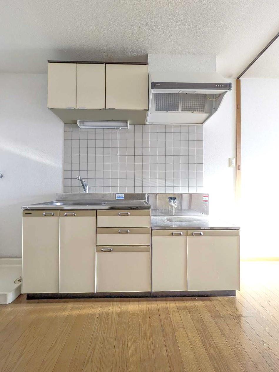 キッチン　キッチンガスコンロ設置可