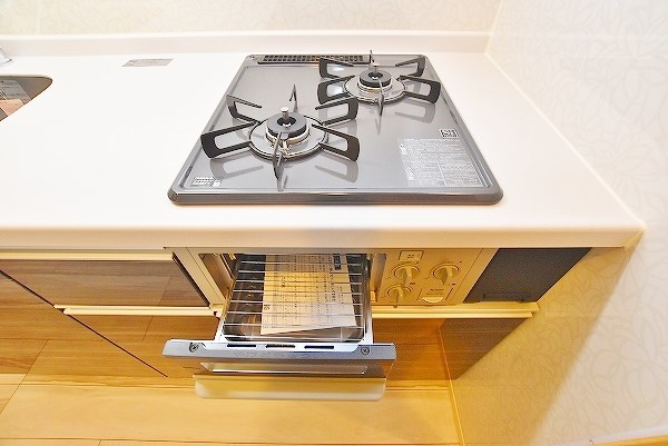 その他設備　★２口ガスシステムキッチン(グリル付)★