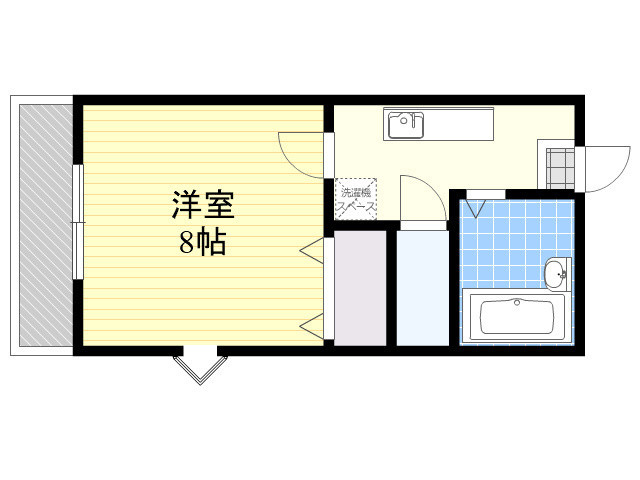 榎ハイツＣ棟の間取り