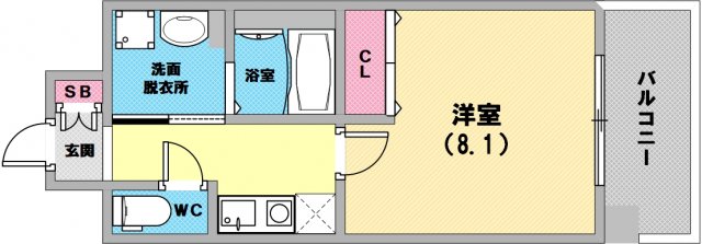 新神戸Vitaの間取り