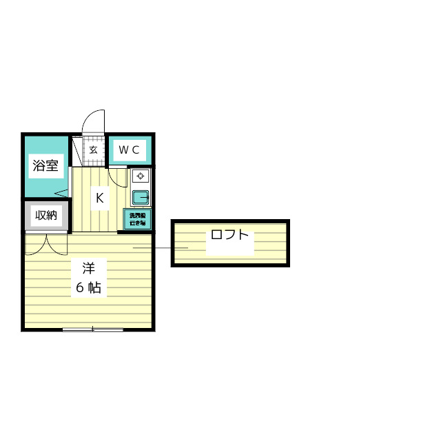 ハイツ深田池の間取り