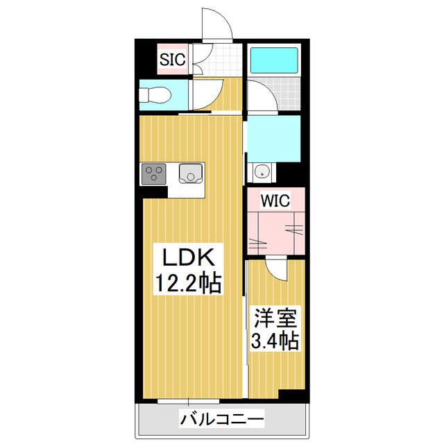 シャーメゾン　ヴィオラの間取り