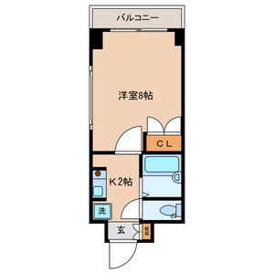 千代田区神田佐久間町のマンションの間取り